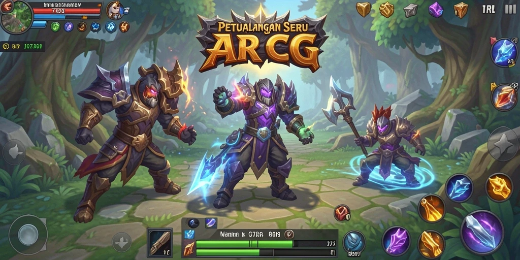 Screenshot gameplay 77RP menampilkan aksi pertempuran yang mendebarkan.