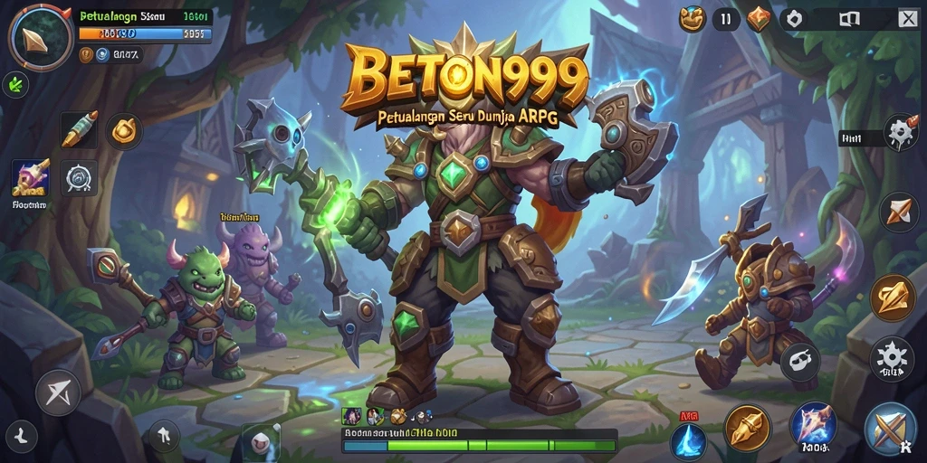 Tampilan gameplay dinamis BETON999 yang memukau.