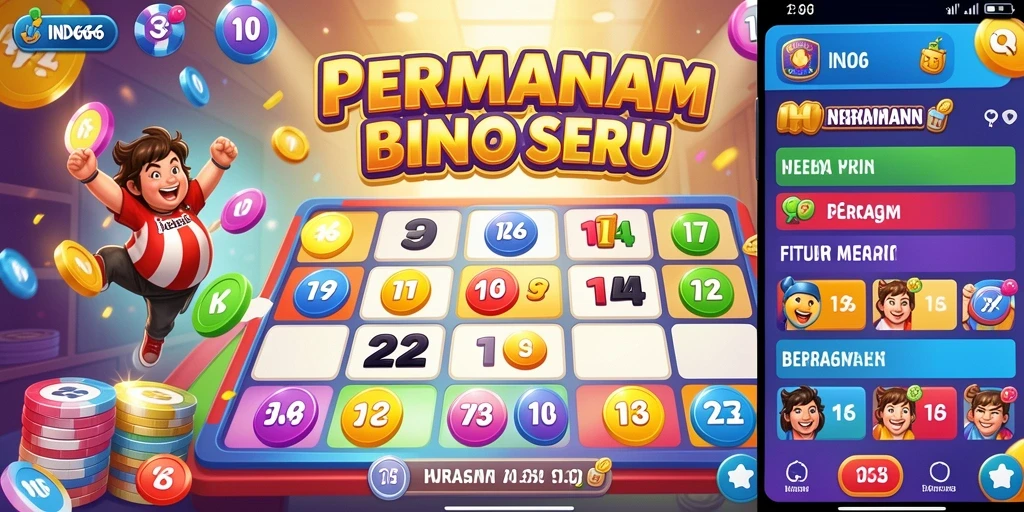Tampilan seru gameplay Bingo di IND666 dengan berbagai pilihan kartu.