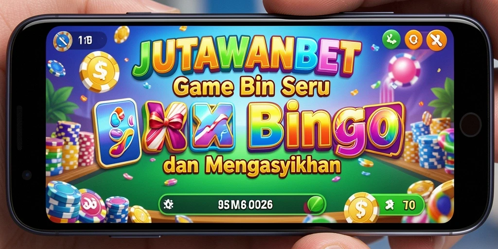 Tampilan seru gameplay Bingo di JUTAWANBET.