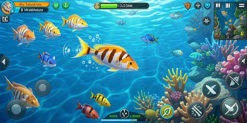 Tangkapan ikan seru dan grafis menarik di ME355.