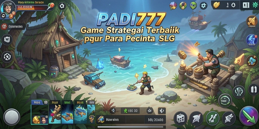 Screenshot gameplay PADI777 menunjukkan aksi penuh strategi dan manajemen.